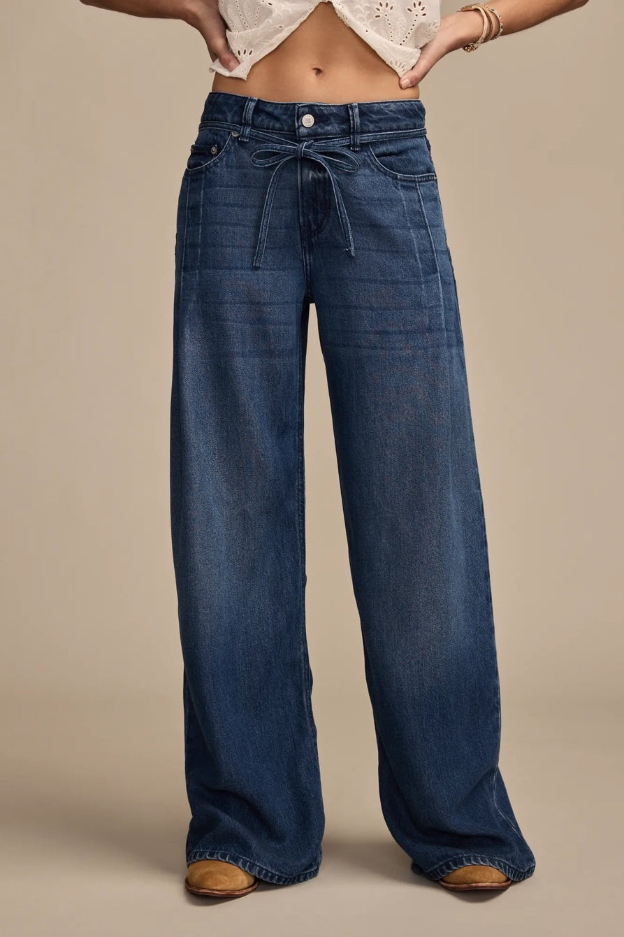 WOMENS LUCKY BRAND LUCKY LEGEND LIQUID DENIM LUXE PALAZZO