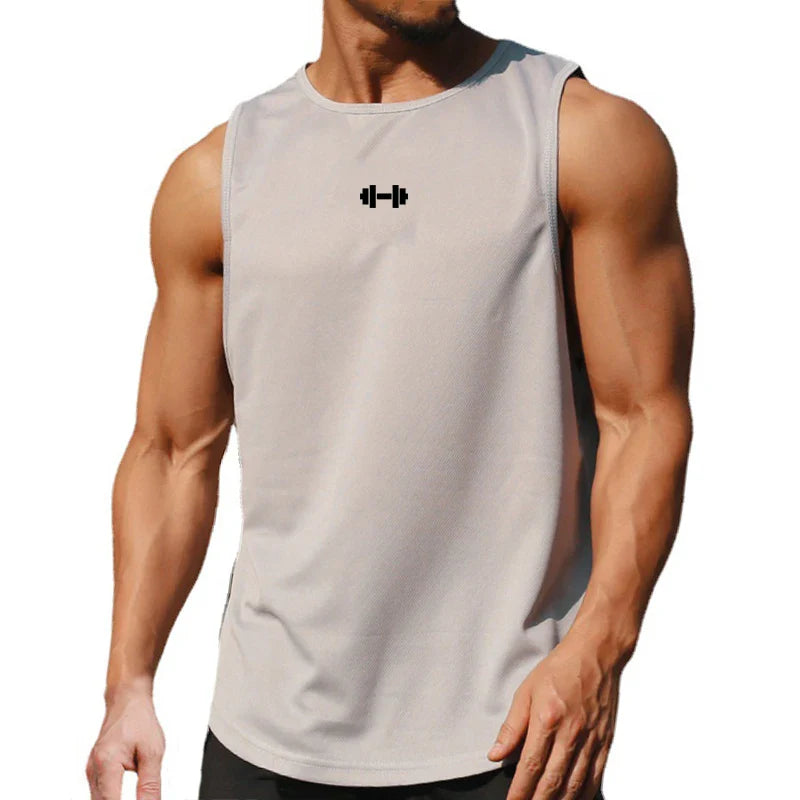 Summer Men's Gym Tank Top Fitness Training Clothing Quick-drying