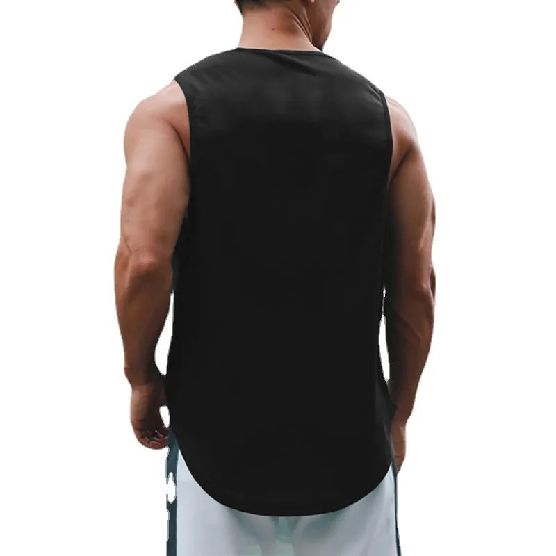 Summer Men's Gym Tank Top Fitness Training Clothing Quick-drying