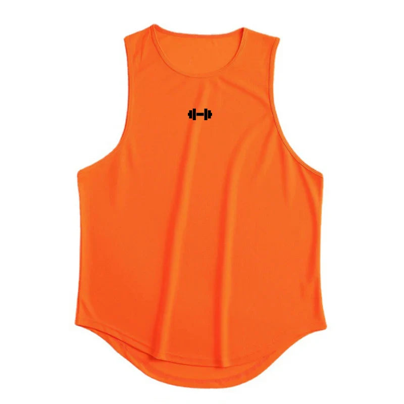 Summer Men's Gym Tank Top Fitness Training Clothing Quick-drying