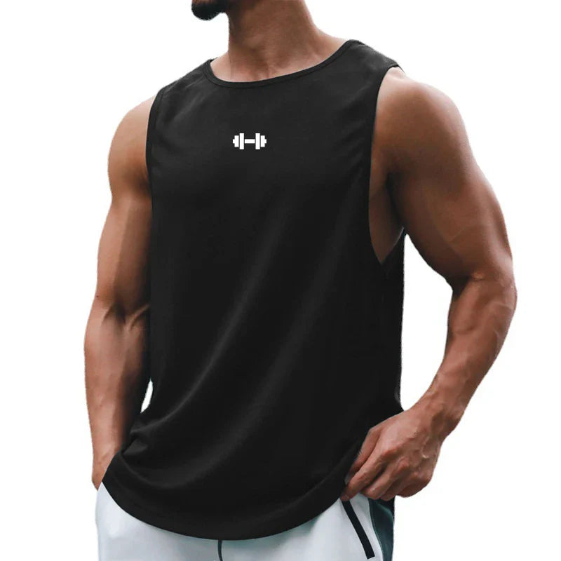 Summer Men's Gym Tank Top Fitness Training Clothing Quick-drying