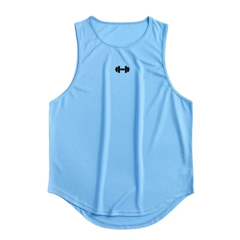 Summer Men's Gym Tank Top Fitness Training Clothing Quick-drying