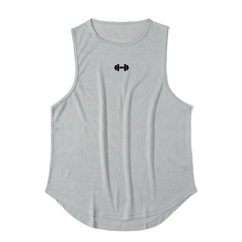 Summer Men's Gym Tank Top Fitness Training Clothing Quick-drying
