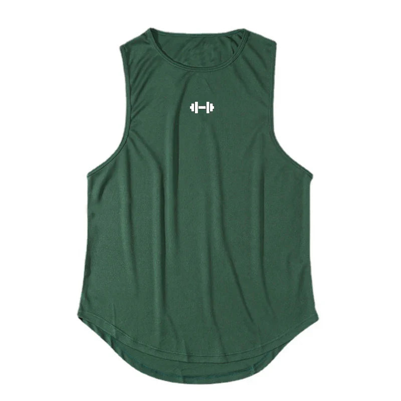 Summer Men's Gym Tank Top Fitness Training Clothing Quick-drying