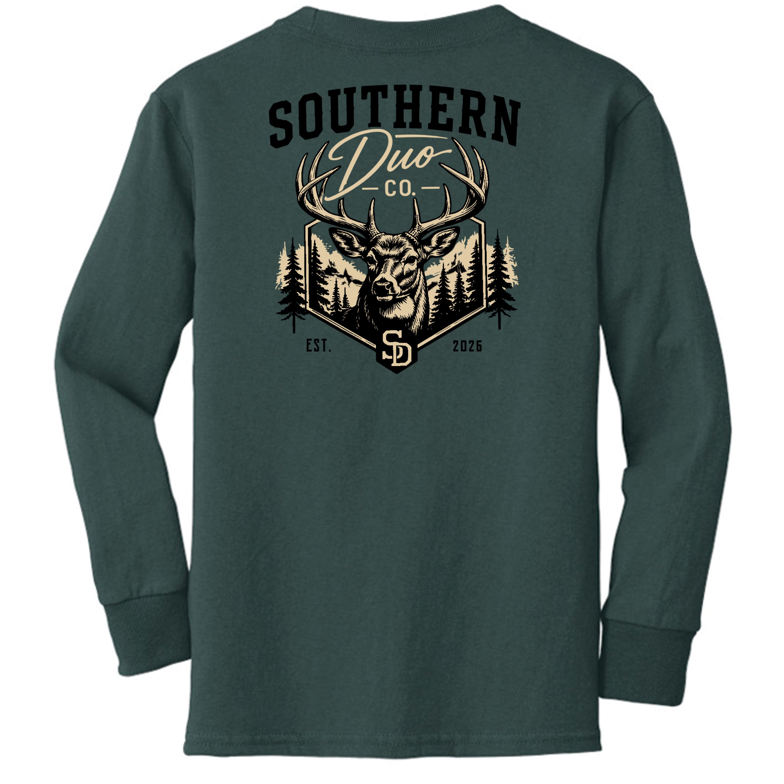 Dark Green - PC54YLS - BACK