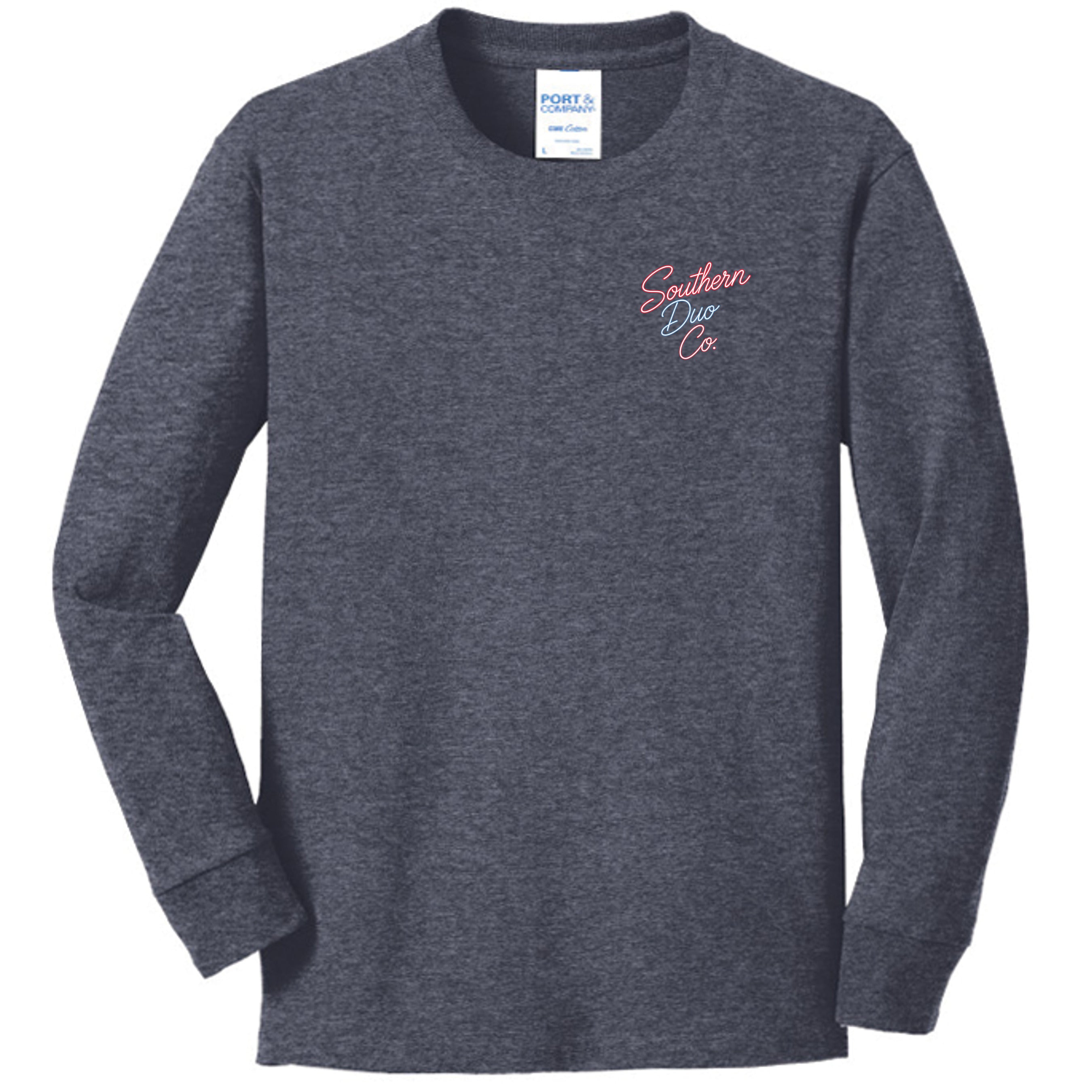 Heather Navy - PC54YLS - FRONT