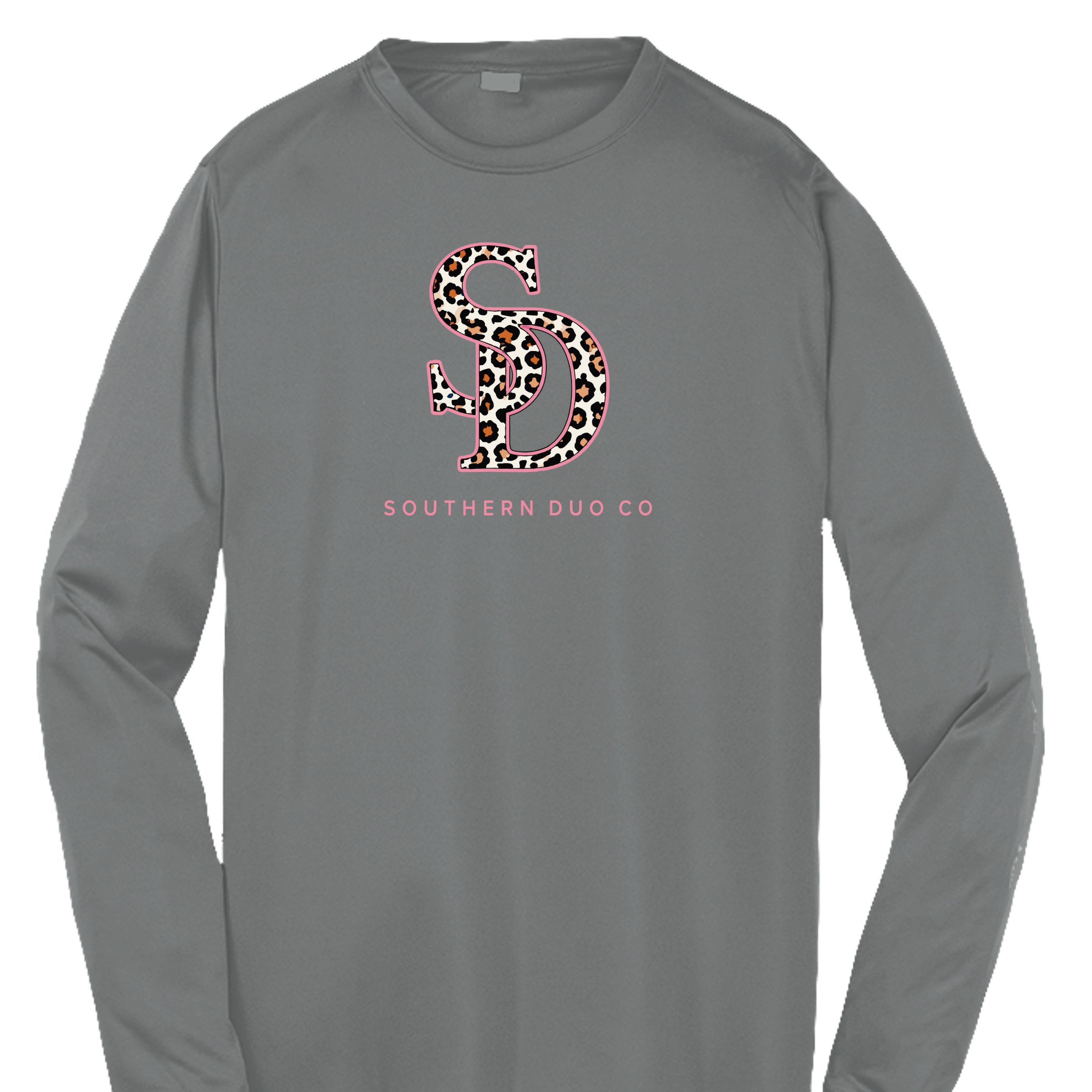 Iron Grey Heather - YST350LS - FRONT